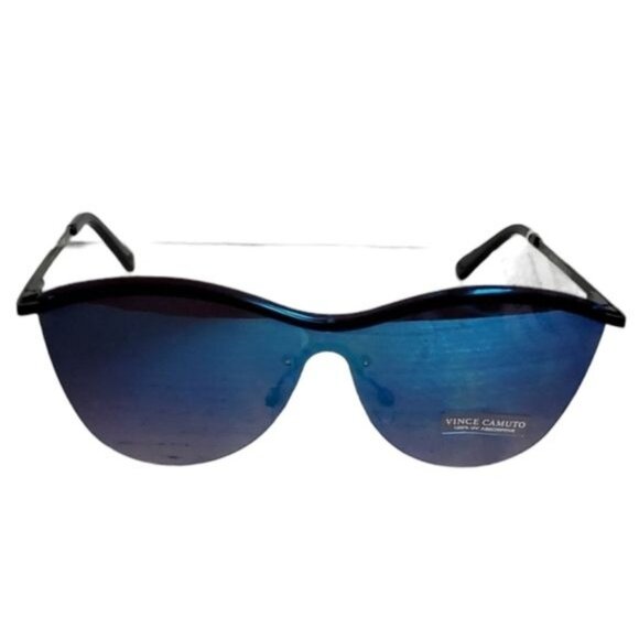 Vince Camuto Browline Cat Eye Sunglasses Black WOMEN'S WOMAN'S - Picture 1 of 14